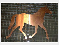 Pferd aus Kupfer